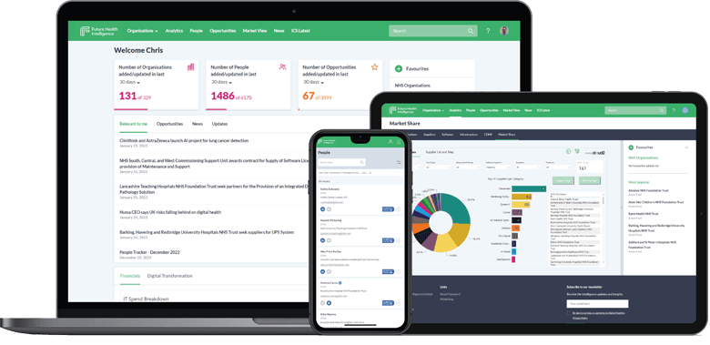Identify and target NHS IT market opportunities